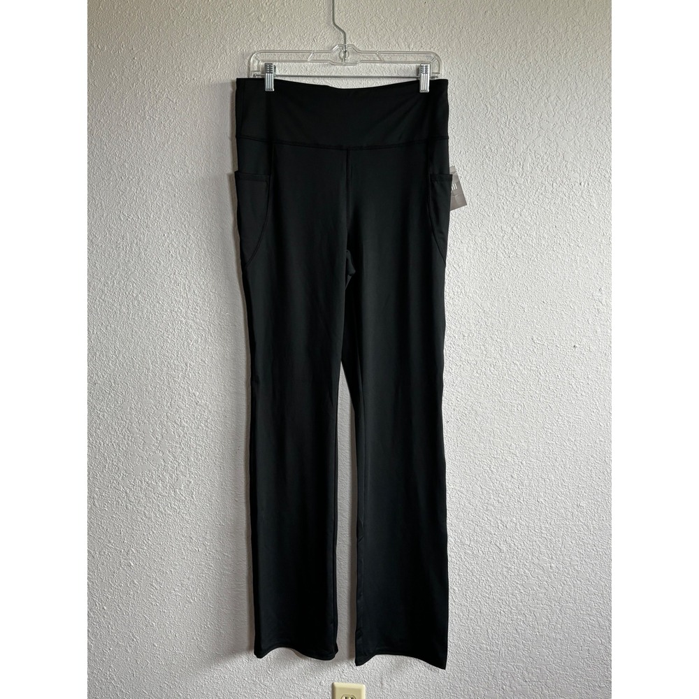 J. Jill Fit Women Black Active Pants Tall Small ST Pockets 267343 780ST